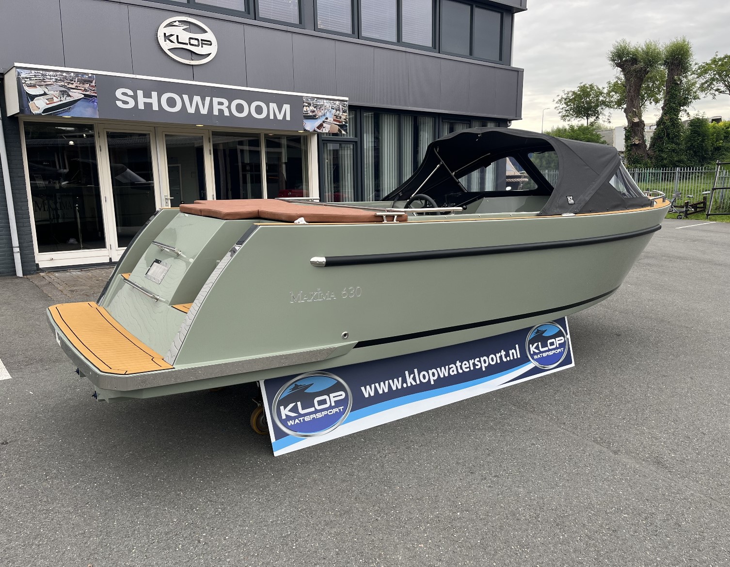 Maxima Boats 630 in unieke RAL 7033 kleurstelling op voorraad!