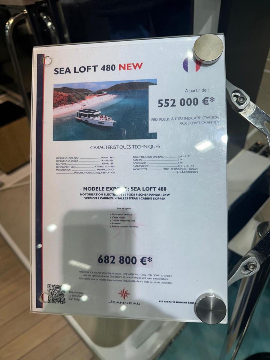 Jeanneau Sea Loft 480 New