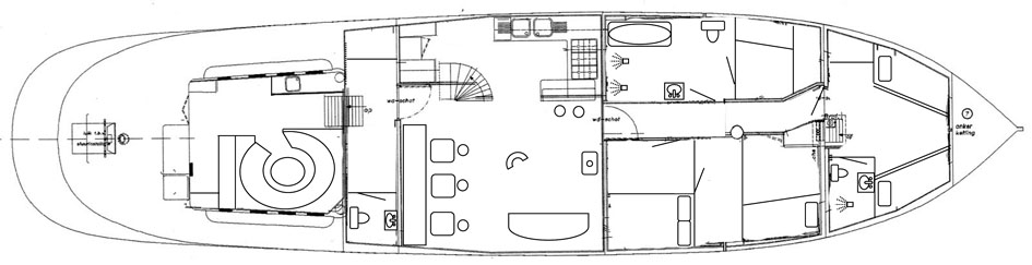 Zeil Logger 26.70 Woonschip