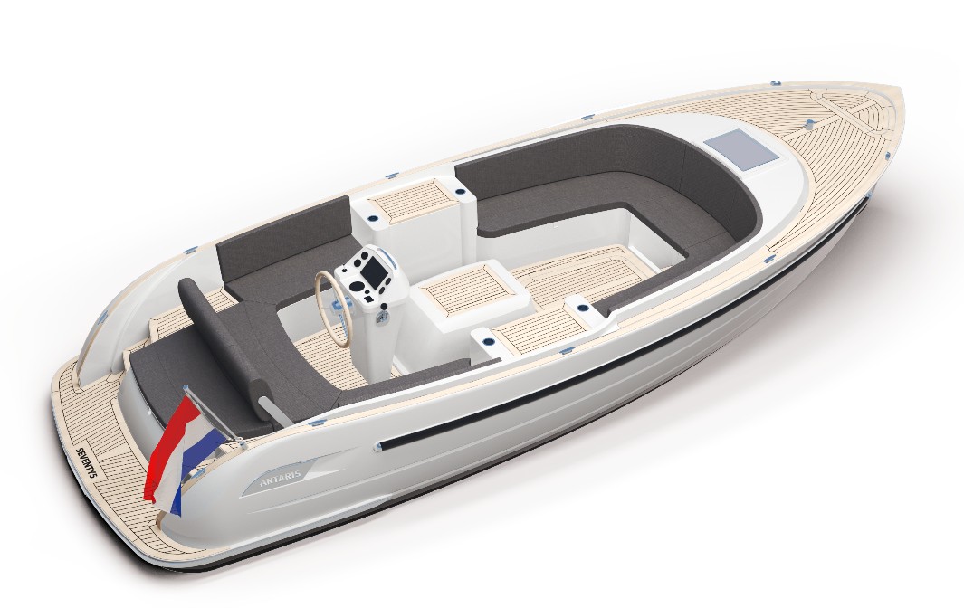 Antaris Seventy5 met Vetus 52 pk in wit komt binnen!