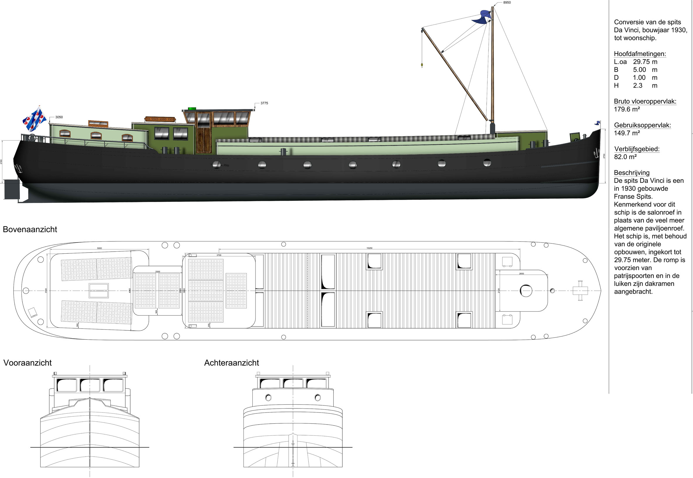 Casco Spits Woonschip 38.00