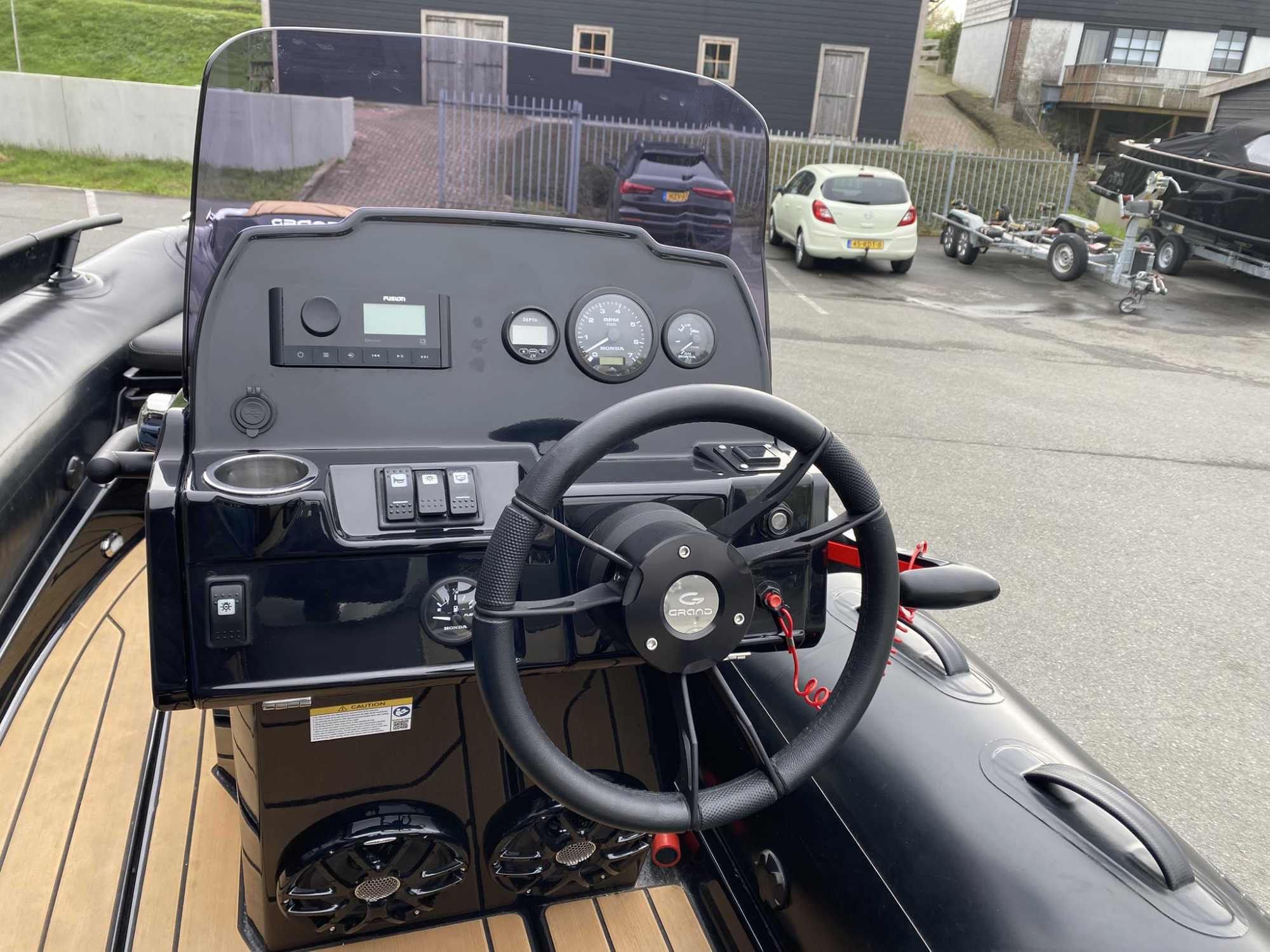 Grand Ribs Grand 420 Golden line met Honda 50 pk - jong gebruikt