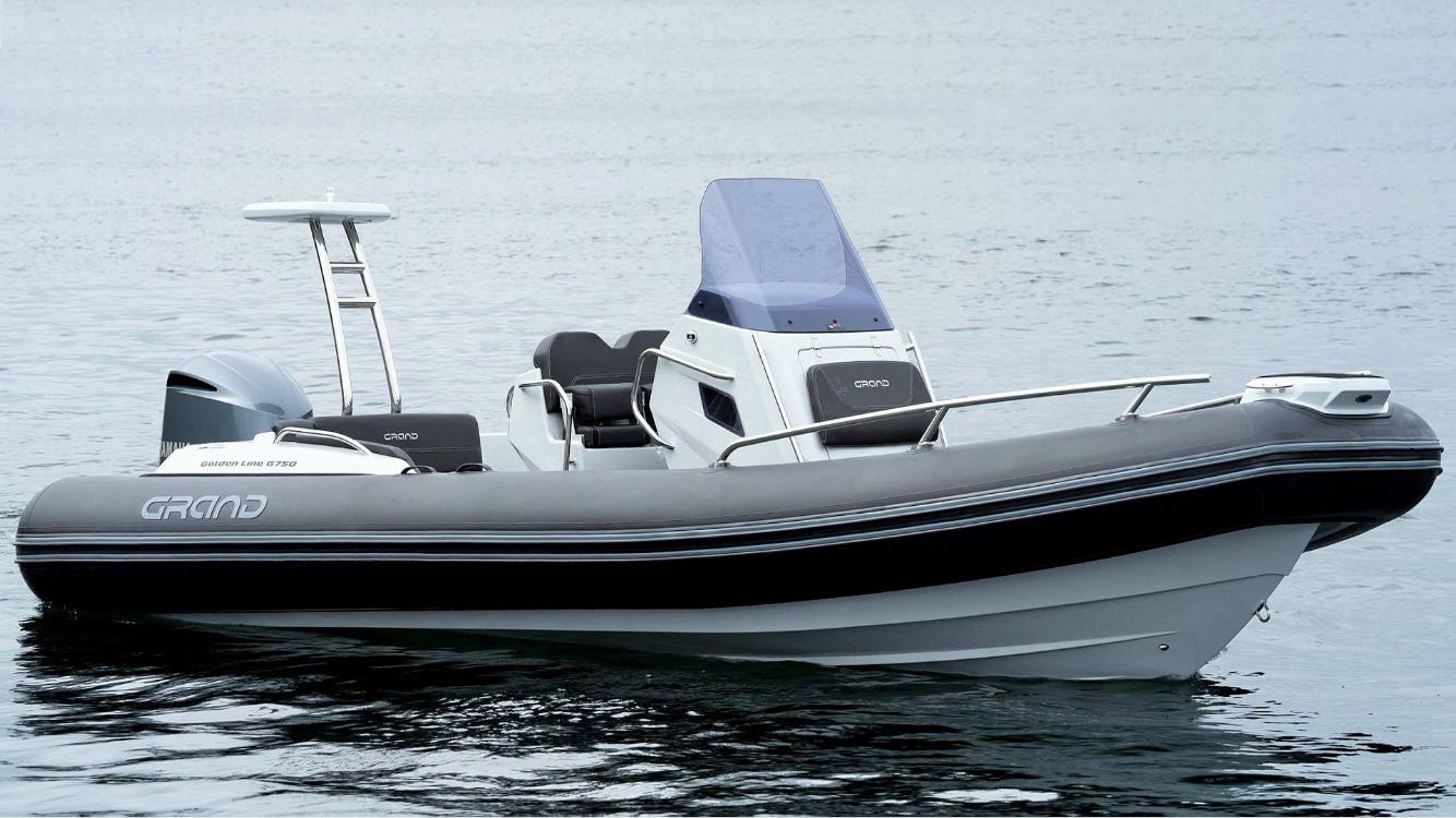 Grand Ribs Design Grand Ribs Grand 750 Golden Line te koop op Sloepen.nl - Stijlvol varen ...