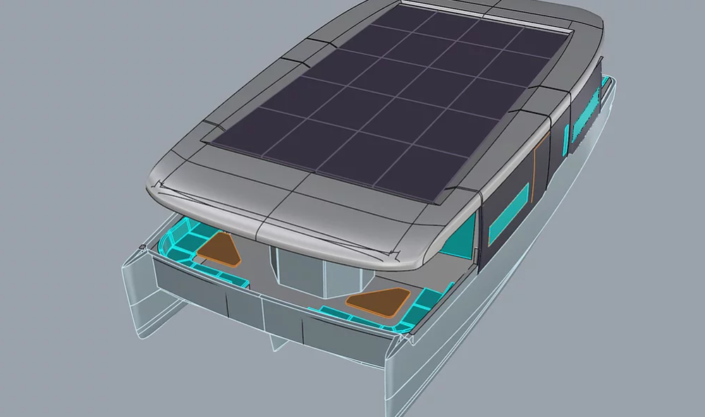 Maison Marine Smart 40 Houseboat