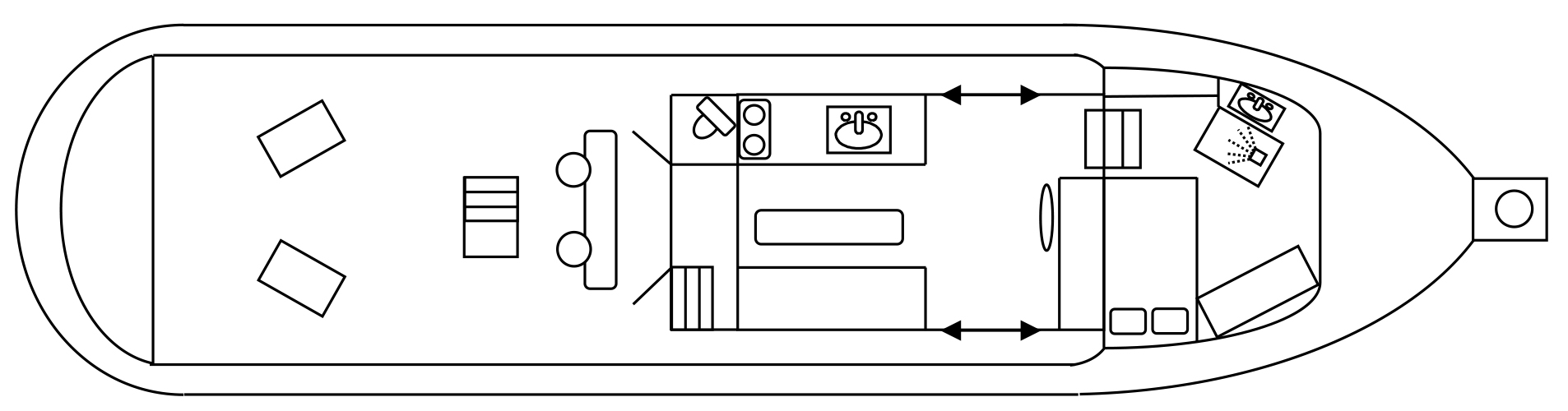 Sleep / Duwboot 15.42 met CBB