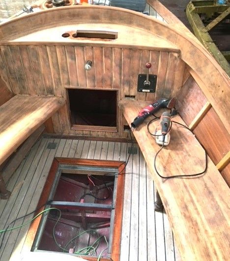 Canadese Kajuit Sloep Elektrisch Varend