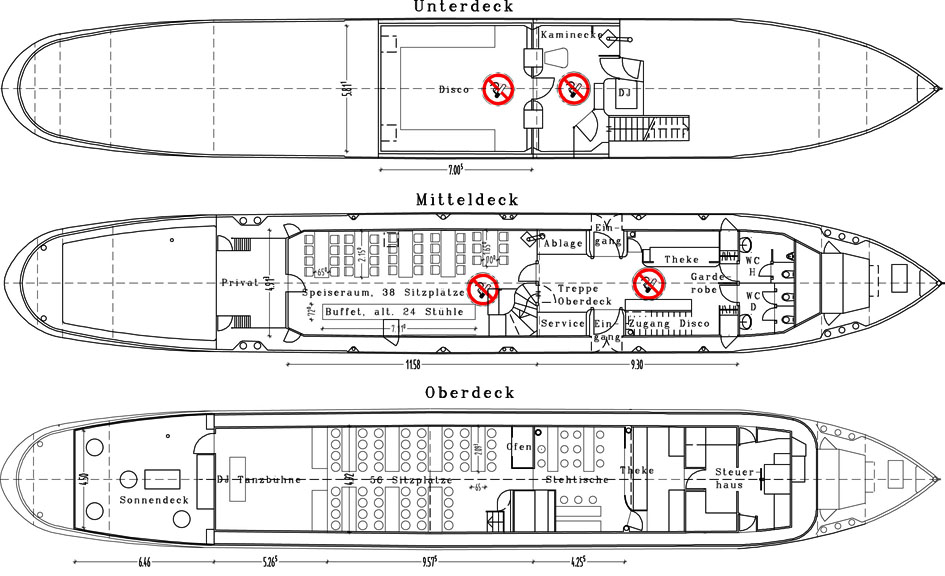 Dagpassagiersschip 200 pers