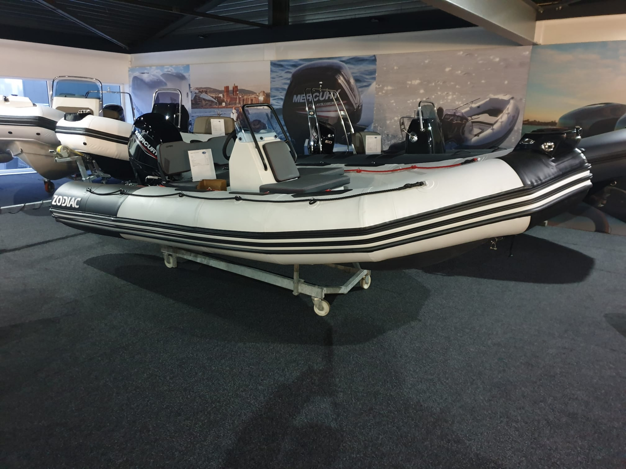 Zodiac AANBIEDING -  Open 4.8 PVC met Mercury 60 pk!