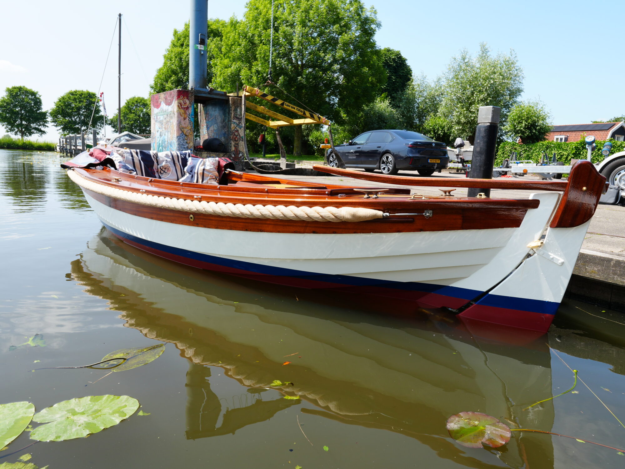 Kapitein Klassieke Mahoniehouten Sloep 6.20