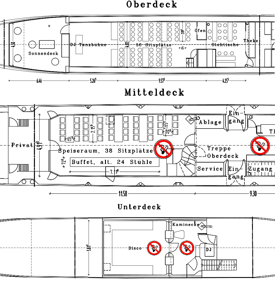 Dagpassagiersschip 200 pers