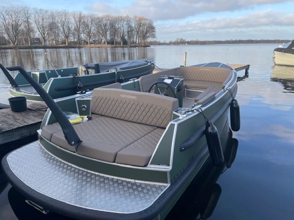 Van Vossen E tender 595 aluminium elektrisch Loosdrecht