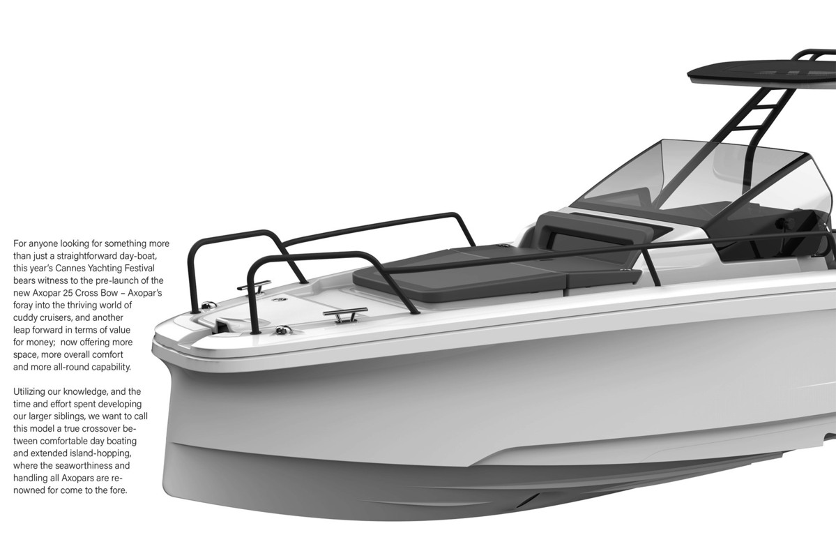 Axopar 25 Cross Bow & Cross Top