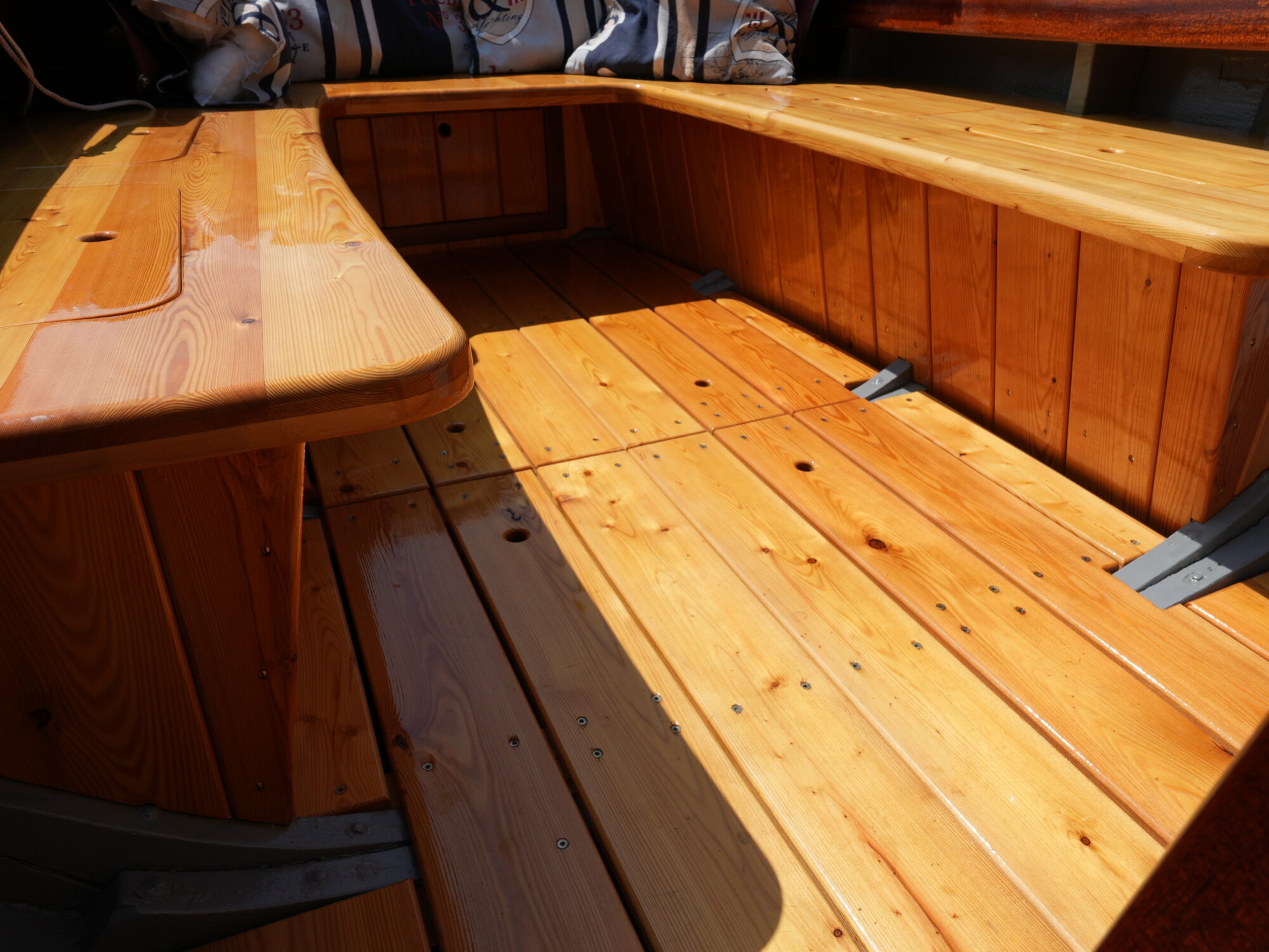 Kapitein Klassieke Mahoniehouten Sloep 6.20