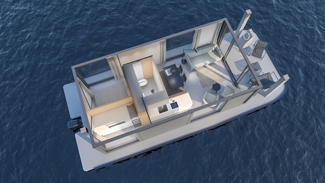 AquaHome Comfort Houseboat