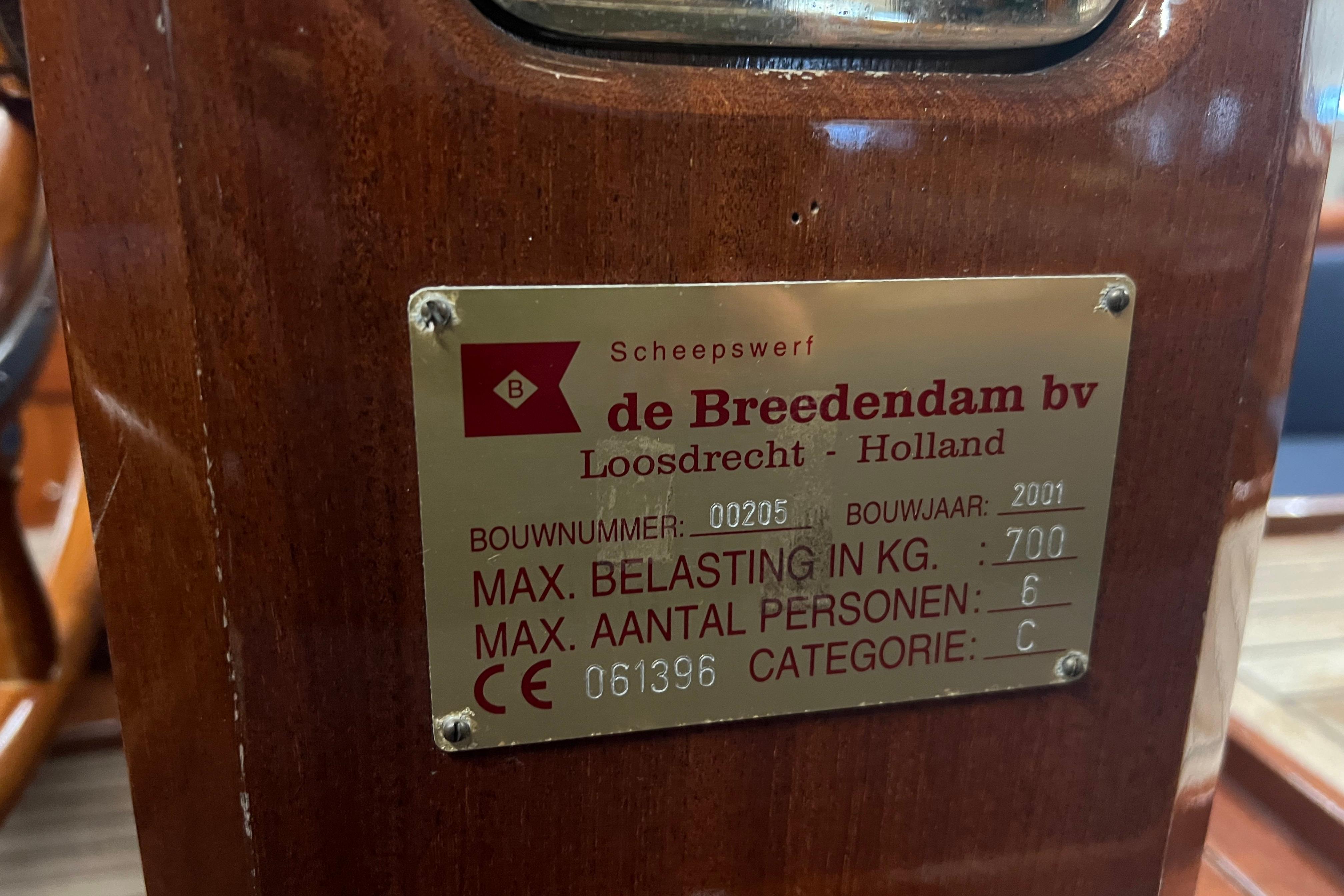 Breedendam 700 Sloep