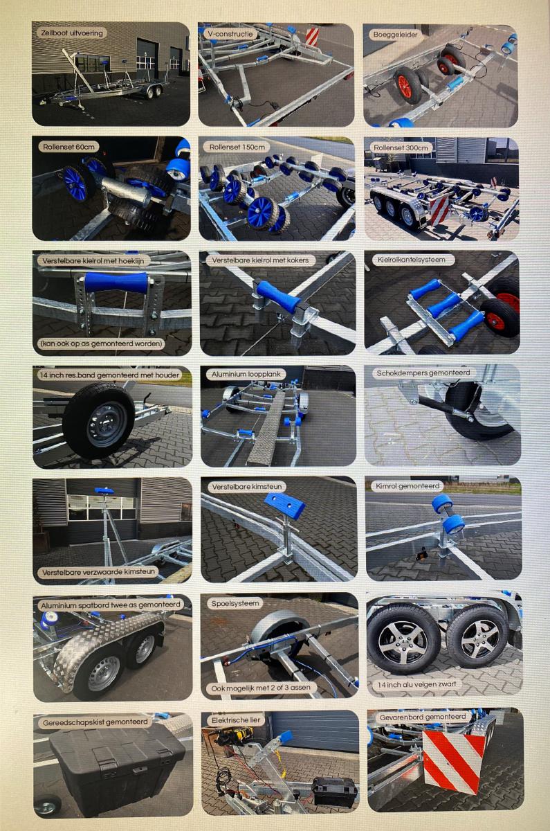 Vlemmix 3500 kg trailer 780