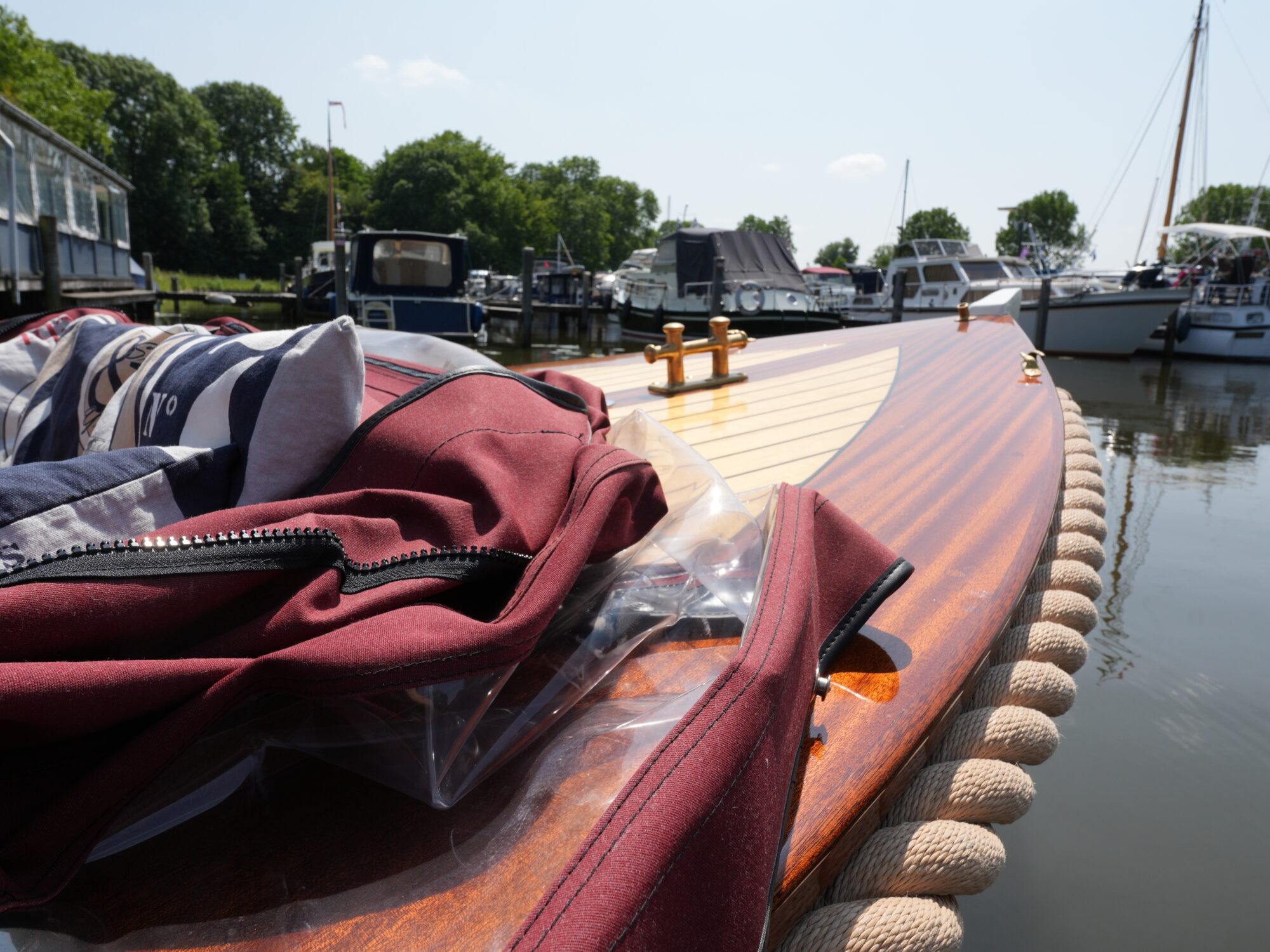 Kapitein Klassieke Mahoniehouten Sloep 6.20