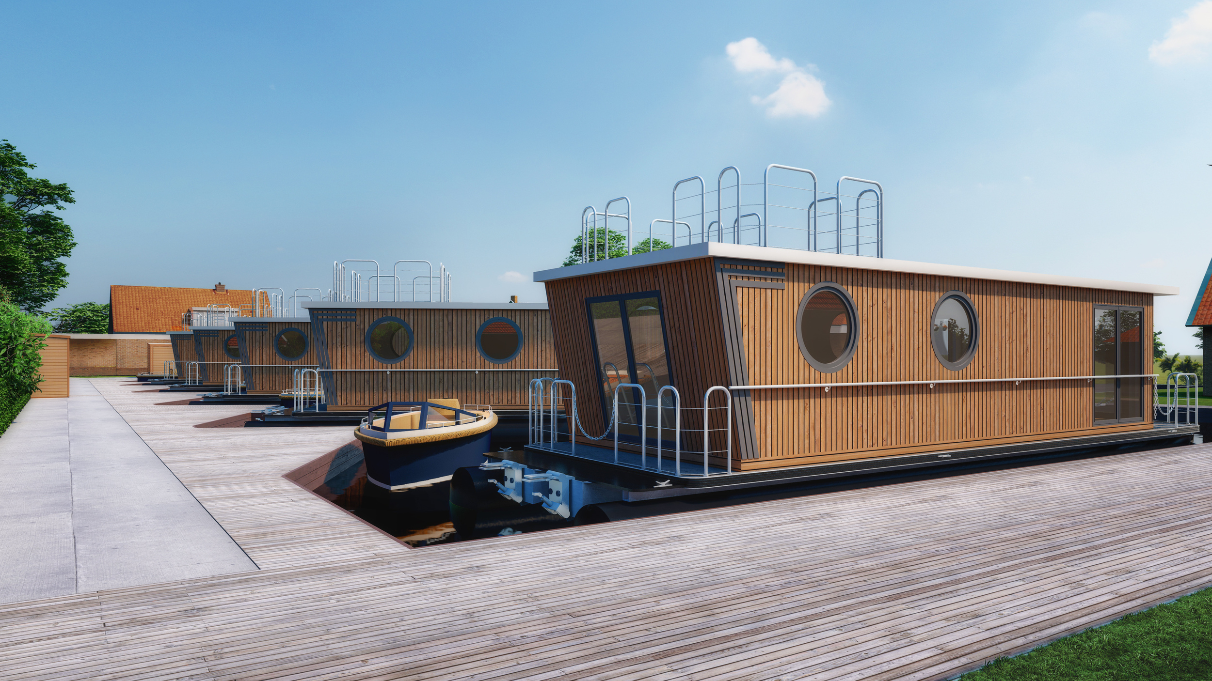 Ligplaats Te Koop Terherne In Friesland Evt. Met Houseboat