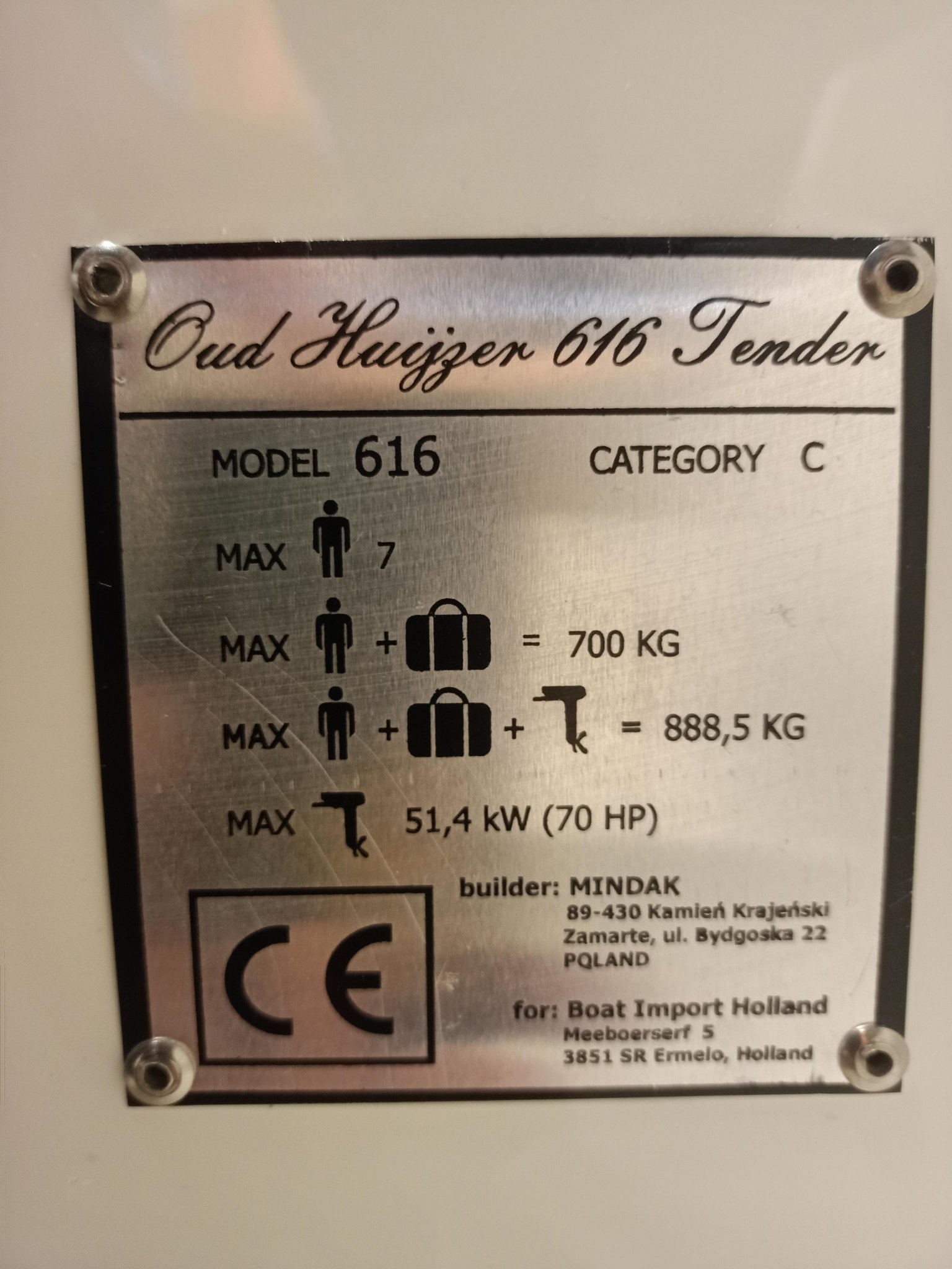 Oud Huijzer 616 Tender
