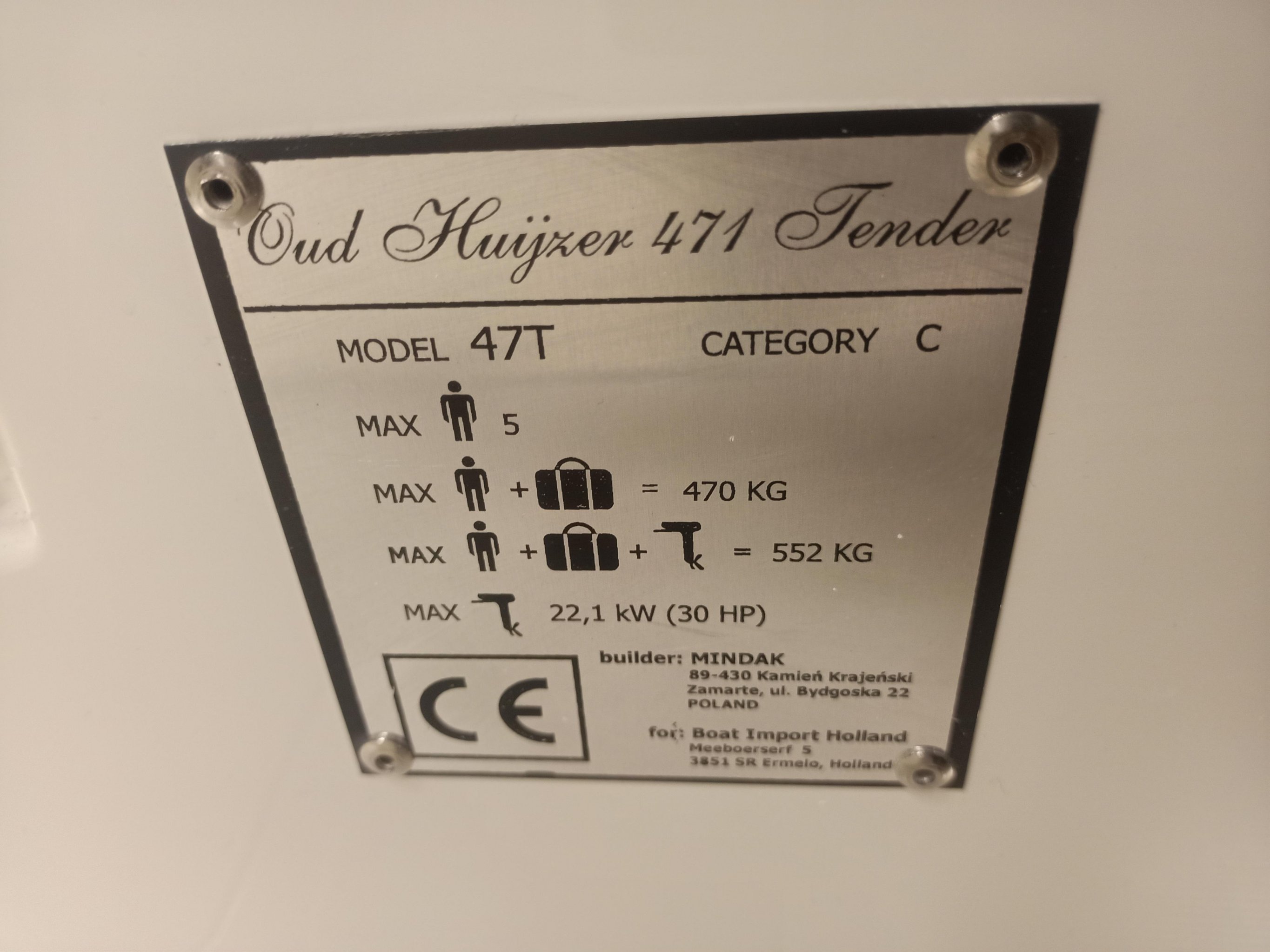 Oud Huijzer 471 Tender