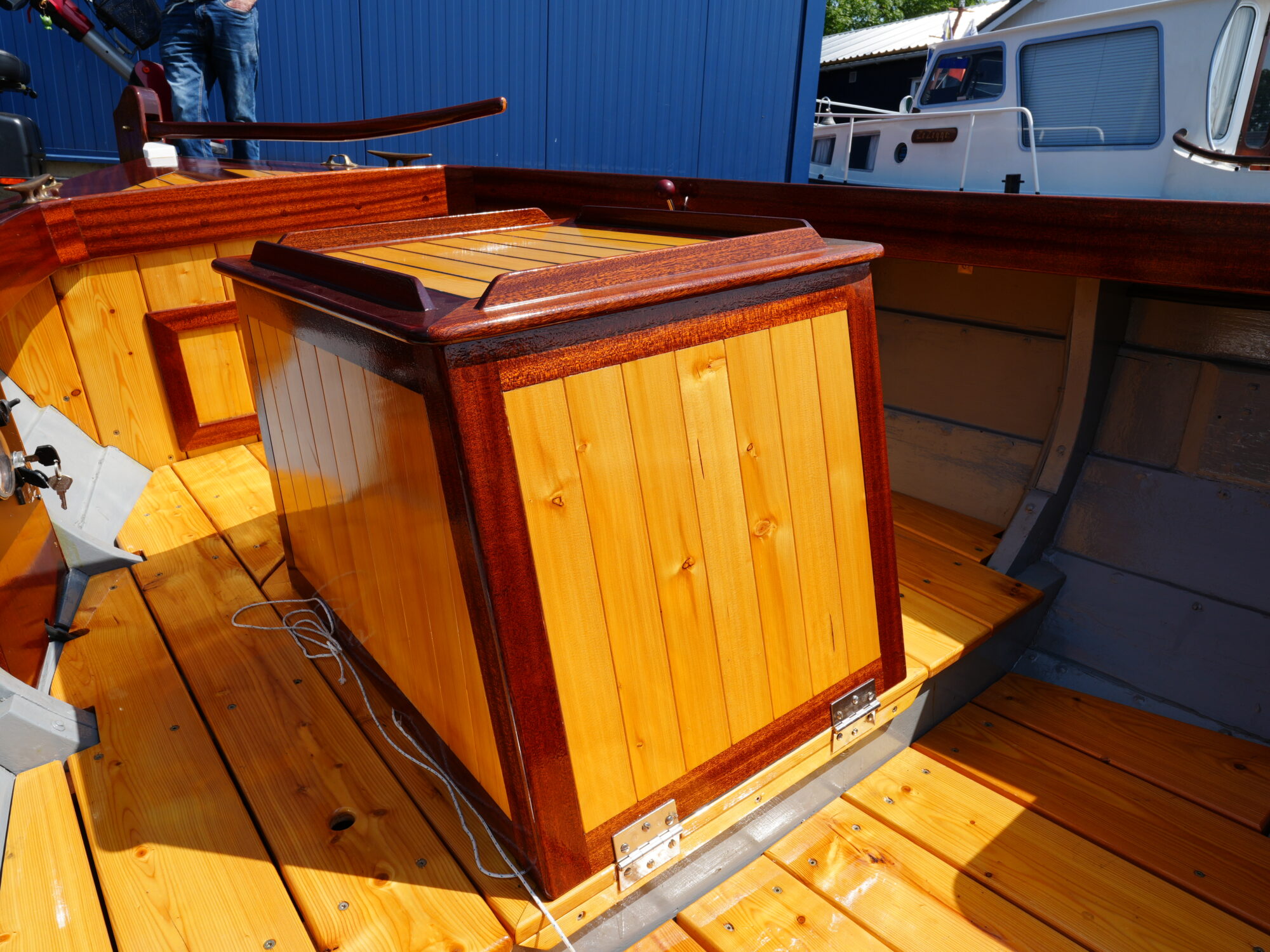 Kapitein Klassieke Mahoniehouten Sloep 6.20