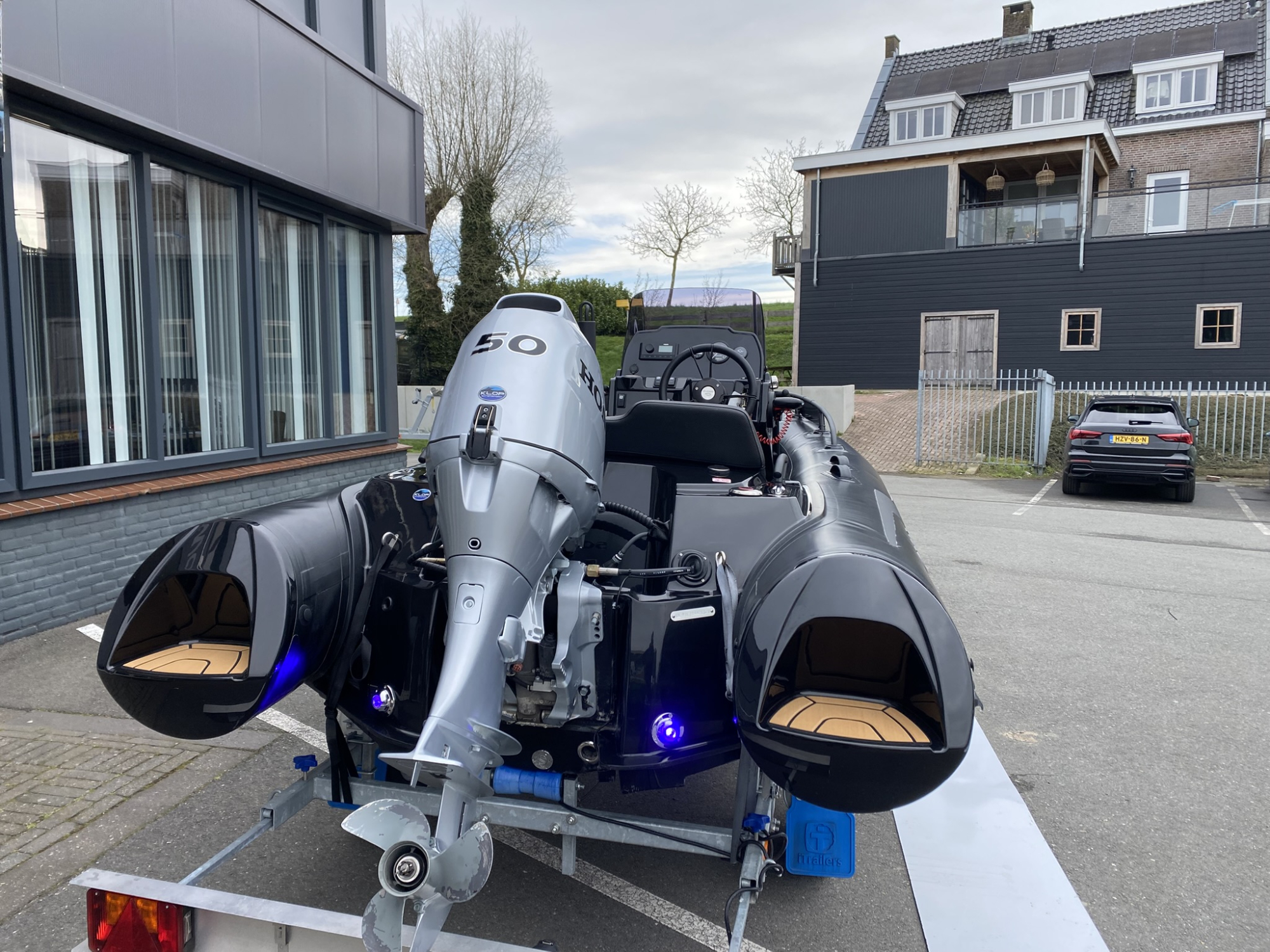 Grand Ribs Grand 420 Golden line met Honda 50 pk - jong gebruikt