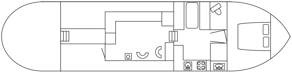 ex Patrouille vaartuig / Varend Woonschip 18.26 met UBC