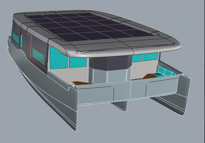 Maison Marine Smart 40 Houseboat