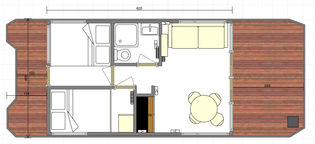 La Mare Houseboat Canalboat 4 (STB4.0) Direct Leverbaar