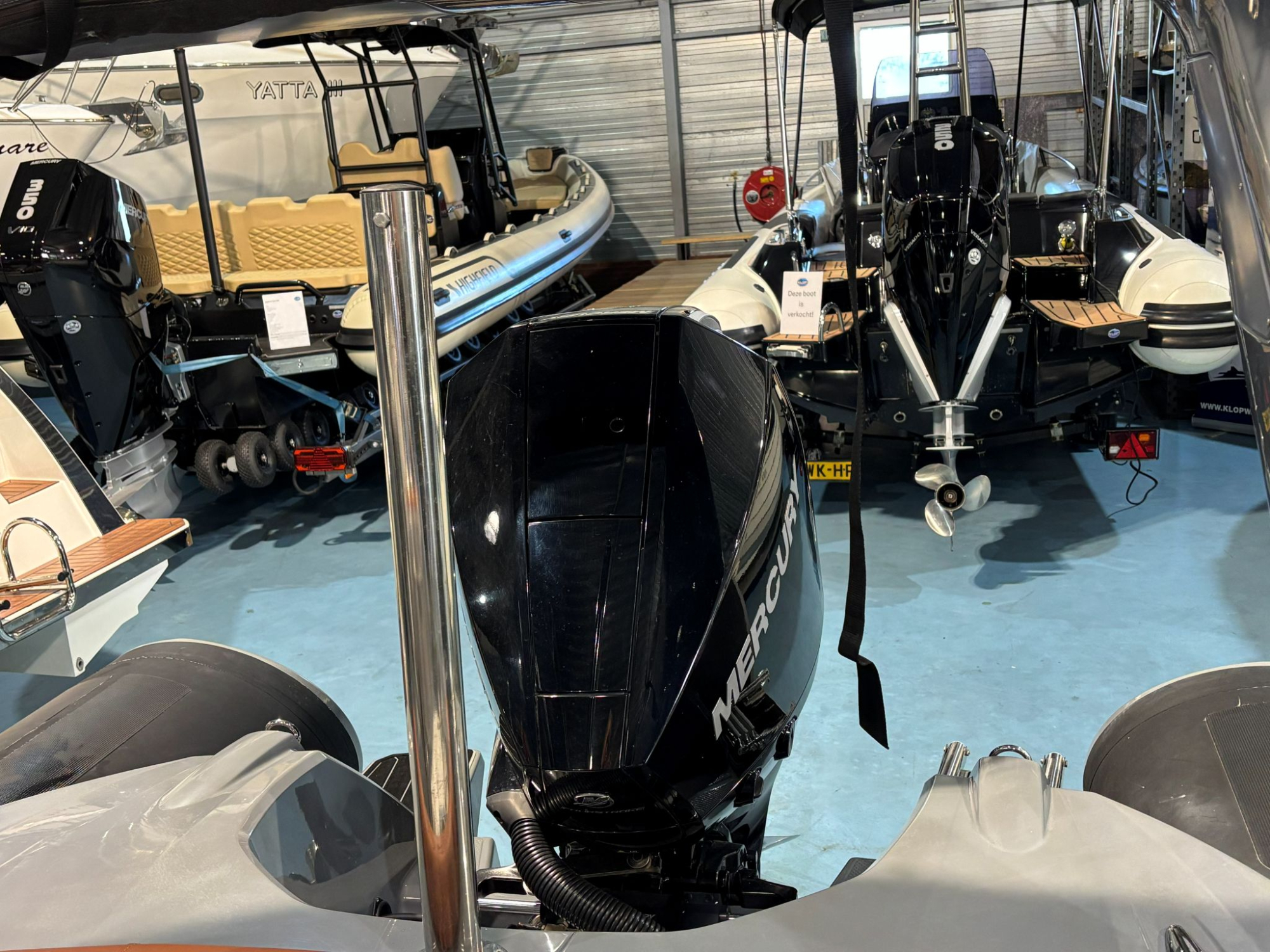 Brig Ribs Brig 650 met een mercury 225 pk bouwjaar 2019