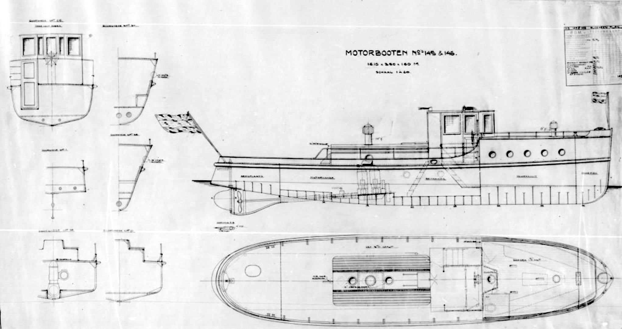 Dockyard 13, Motor tender