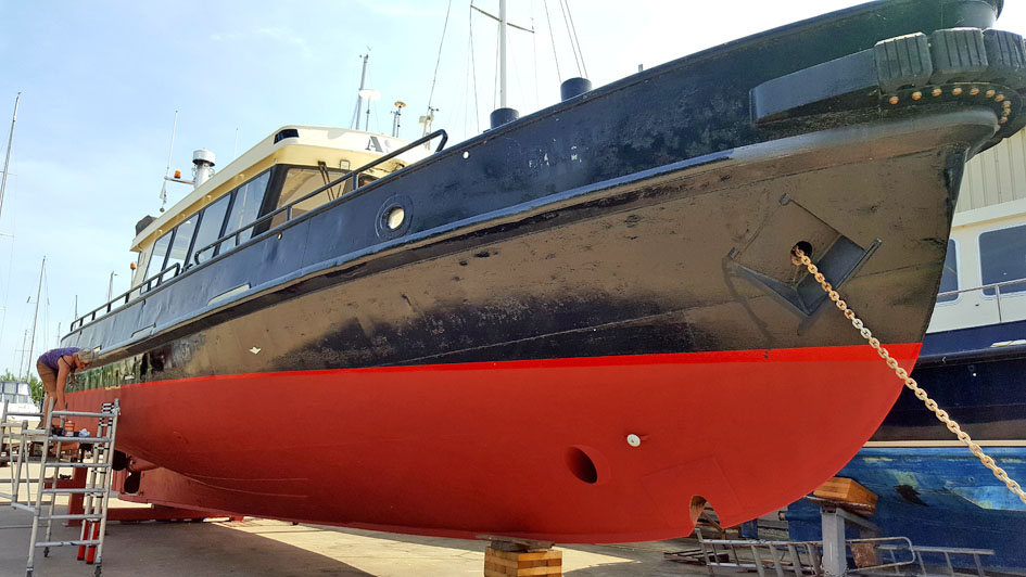 ex Patrouille vaartuig / Varend Woonschip 18.26 met UBC