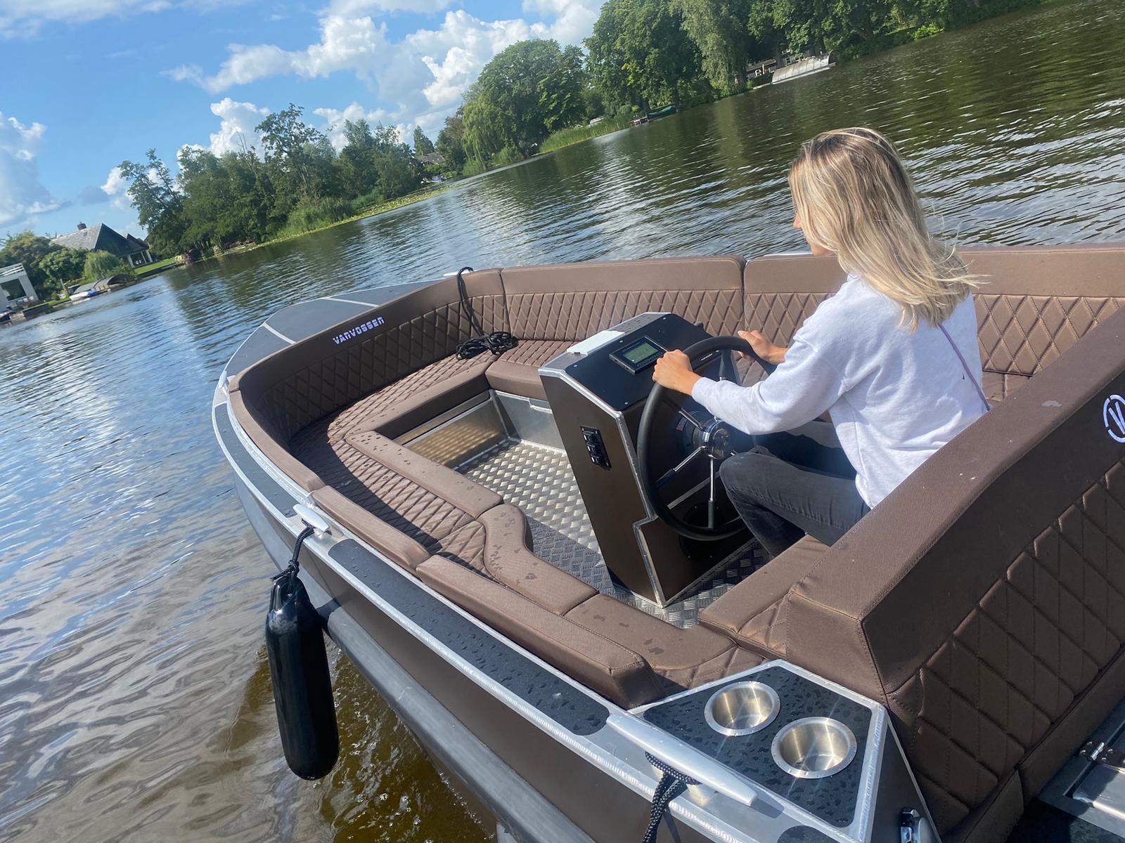 Van Vossen E tender 595 aluminium elektrisch Loosdrecht
