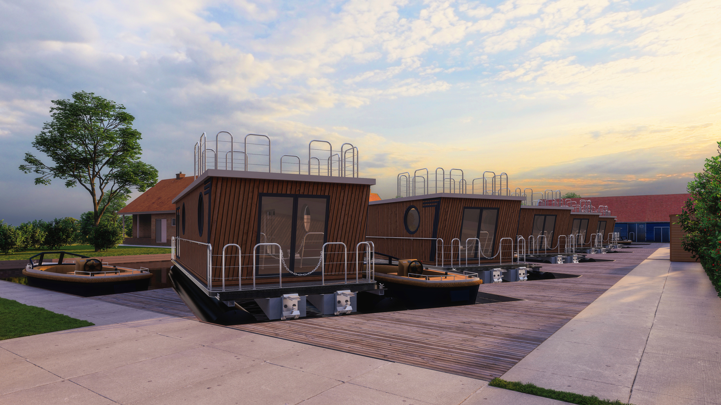 Ligplaats Te Koop Friesland In Terherne Evt. Met Houseboat