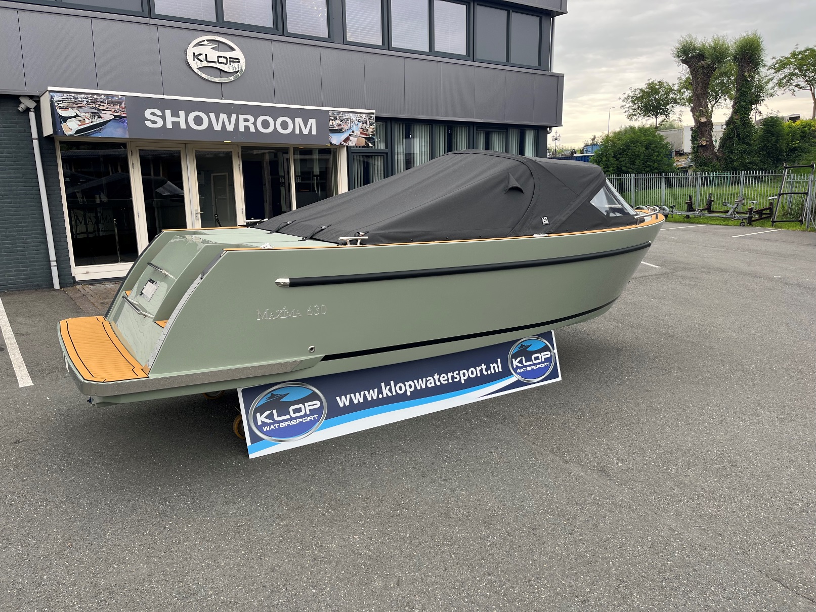 Maxima Boats 630 in unieke RAL 7033 kleurstelling op voorraad!