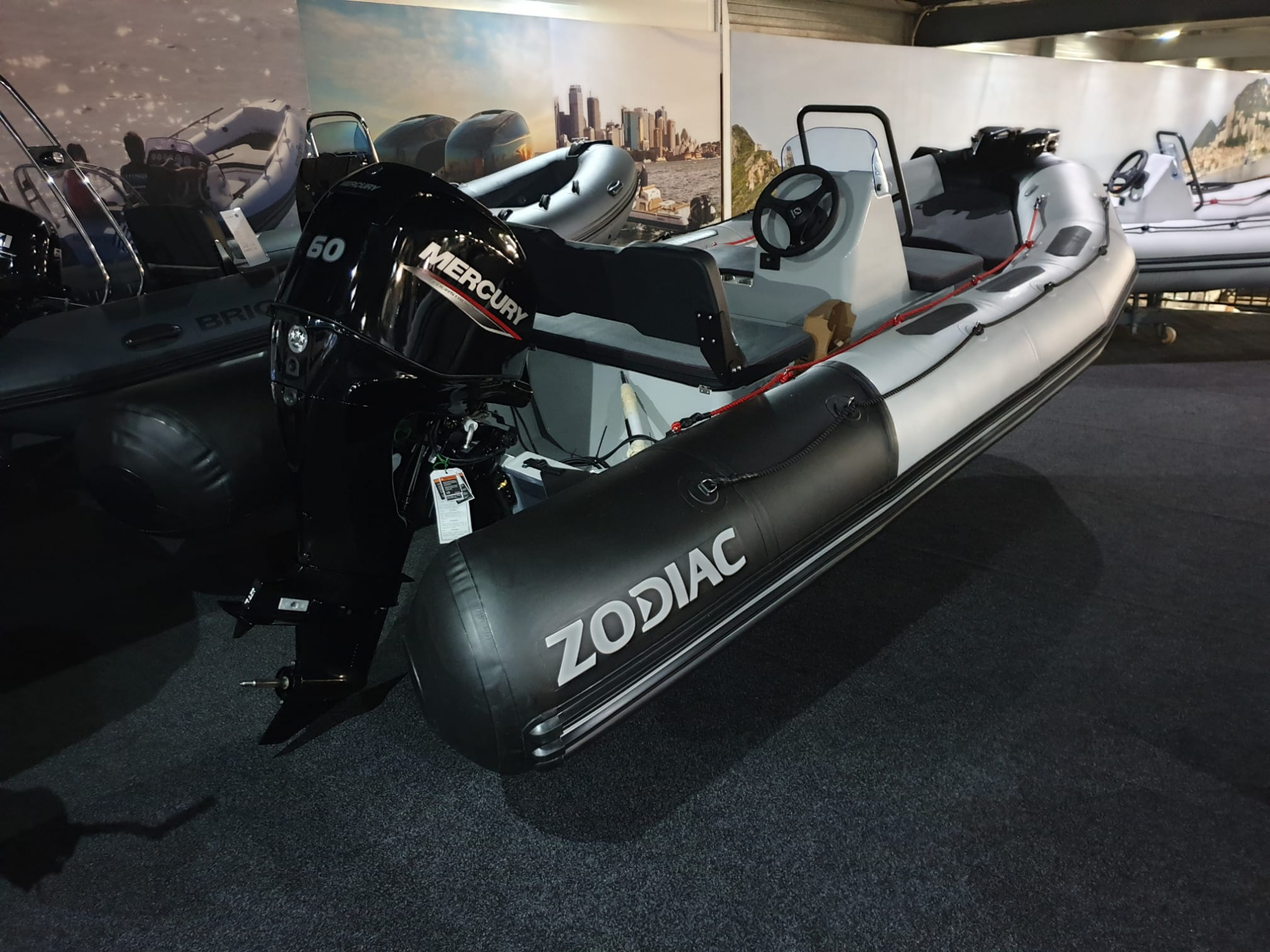 Zodiac AANBIEDING -  Open 4.8 PVC met Mercury 60 pk!