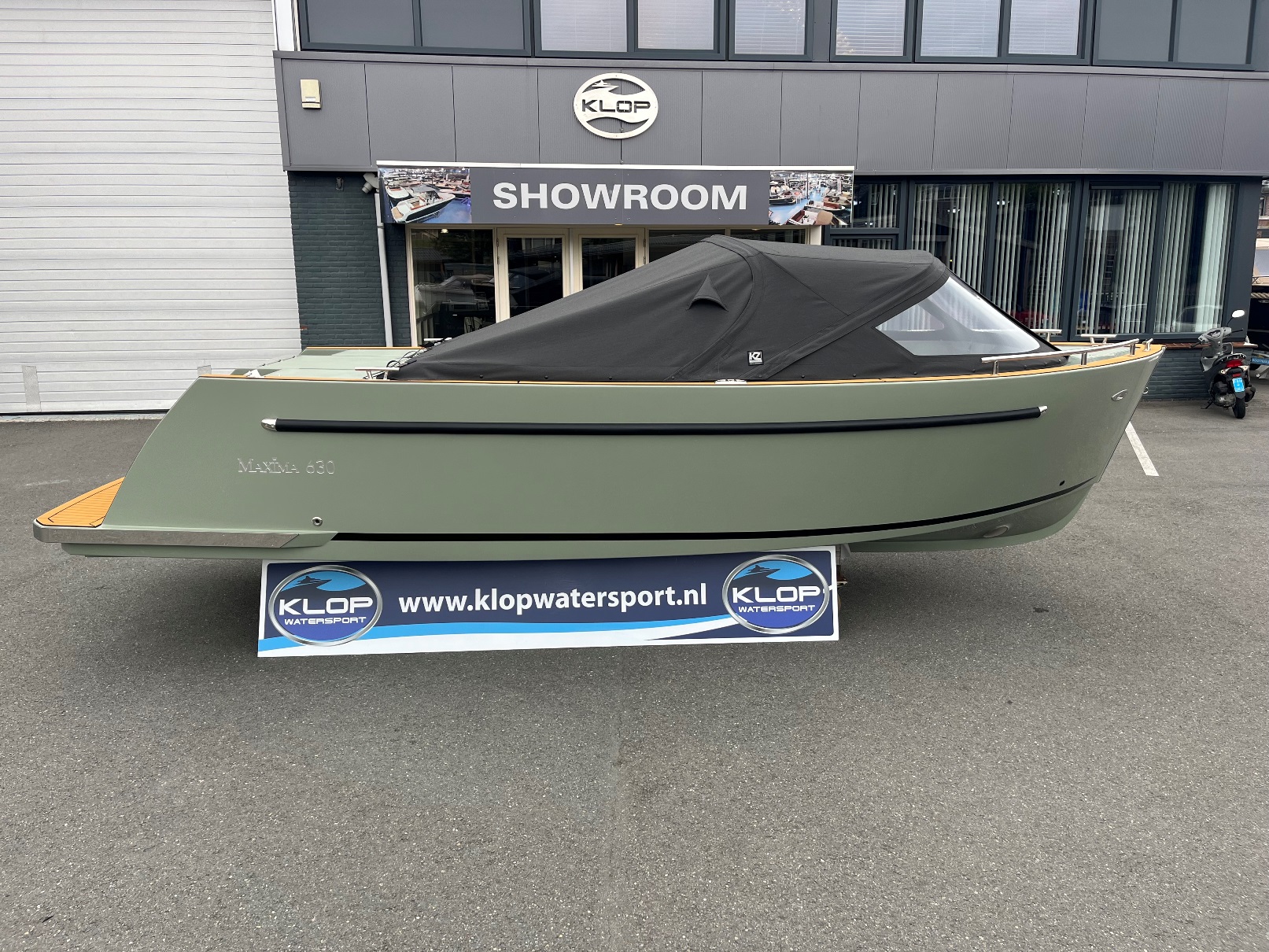 Maxima Boats 630 in unieke RAL 7033 kleurstelling op voorraad!