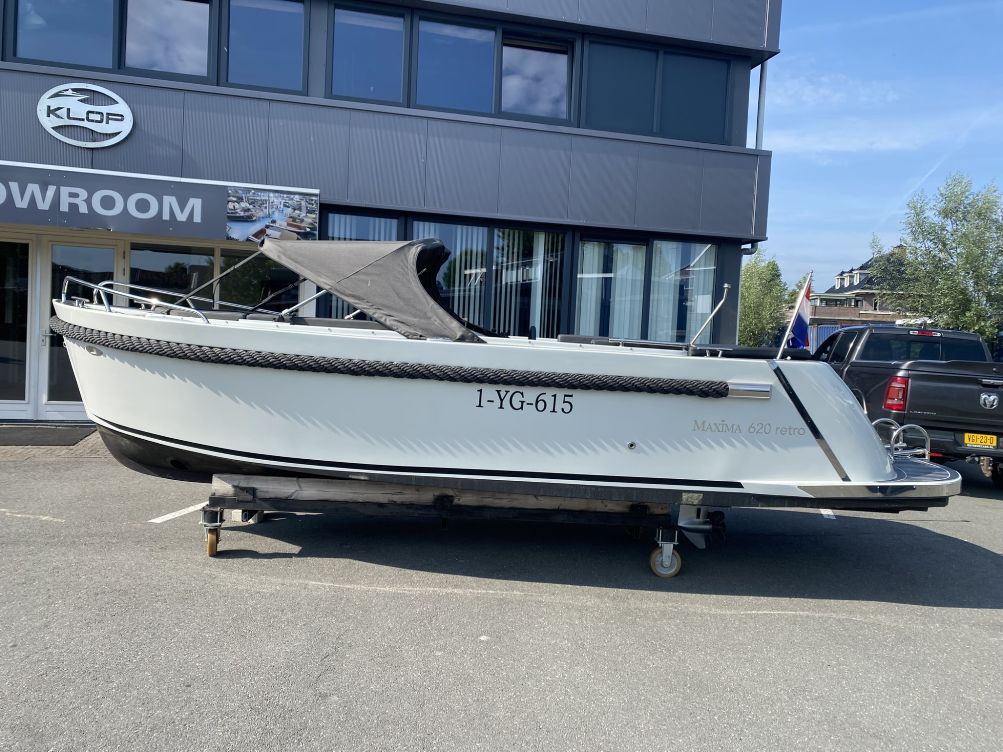 Maxima Boats 620 retro uit 2022 met Honda 40pk!