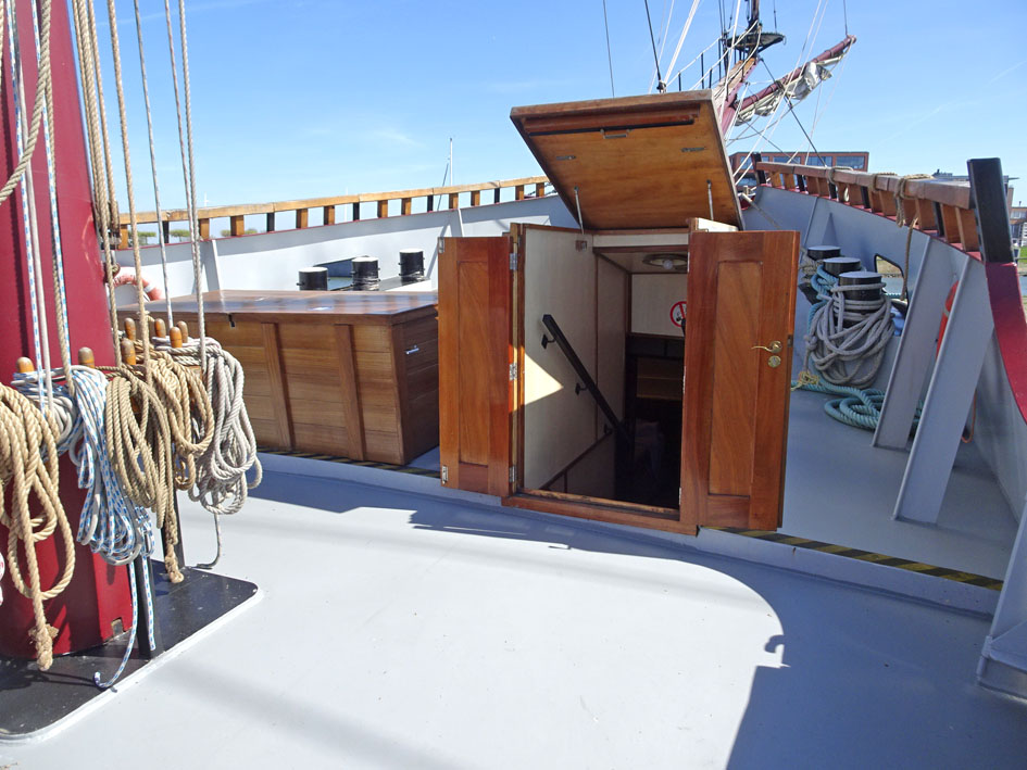 3 mast Charterschip / Evenementenboot 44 nachtgasten, 150 daggasten