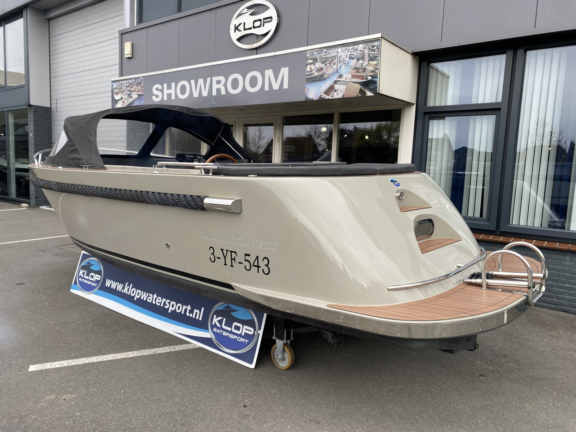 Maxima Boats 620 retro met Honda 60 pk uit 2021 - op voorraad!