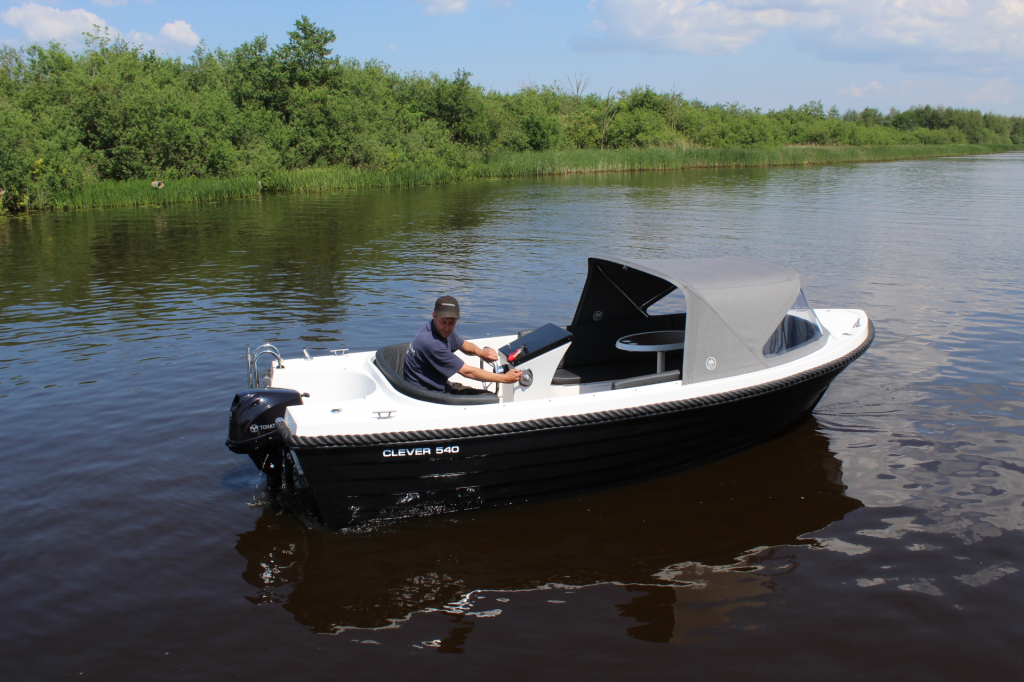 NIEUW! Clever 540 + 15 PK Tohatsu & Cabrioletkap * hoofdfoto: 1