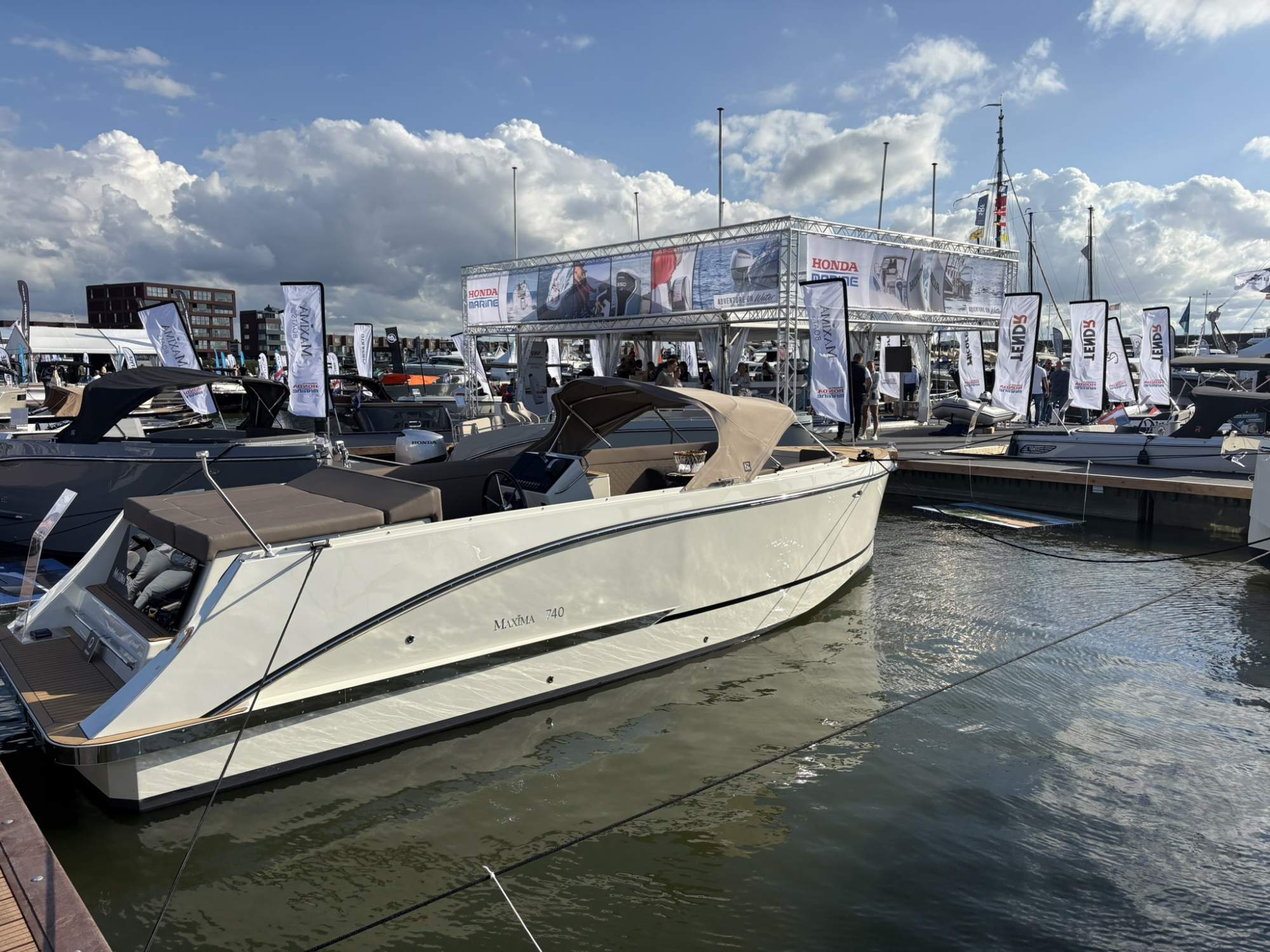 Maxima Boats 740 met Honda 150 pk op voorraad