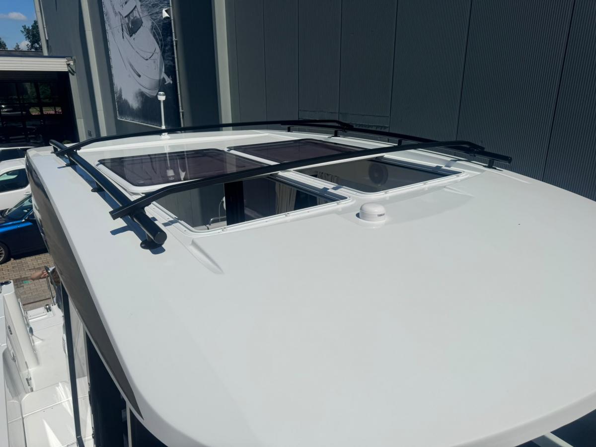 Jeanneau Merry Fisher 895 serie 2. Dit schip is aanwezig op de Yamaha stand van hiswa te water 2026.