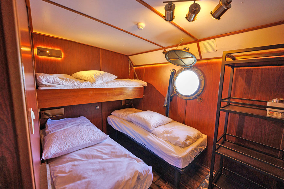 3 mast Charterschip / Evenementenboot 44 nachtgasten, 150 daggasten