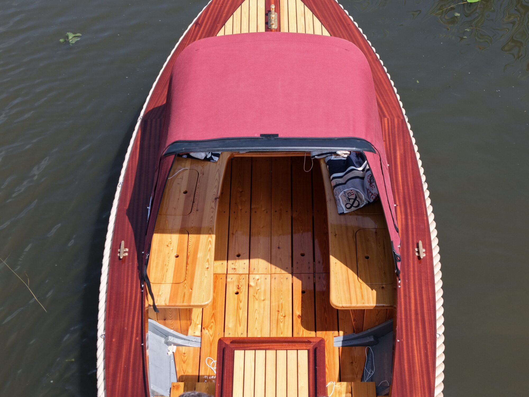 Kapitein Klassieke Mahoniehouten Sloep 6.20