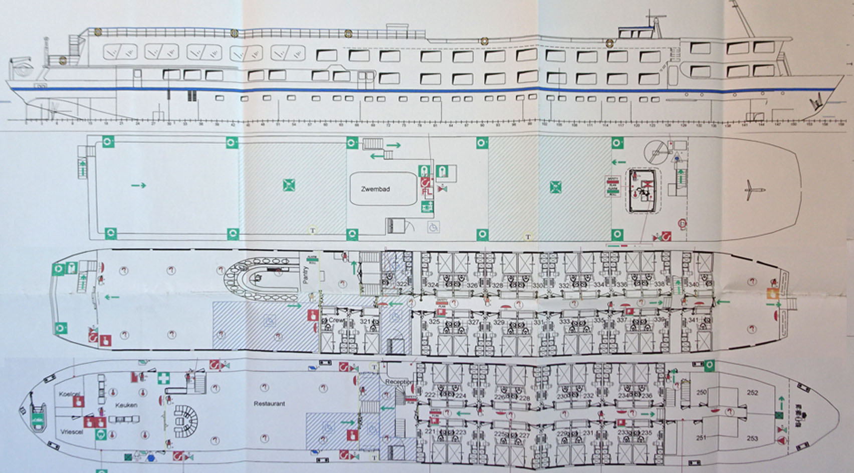 Hotel Passagiersschip 120 passagiers