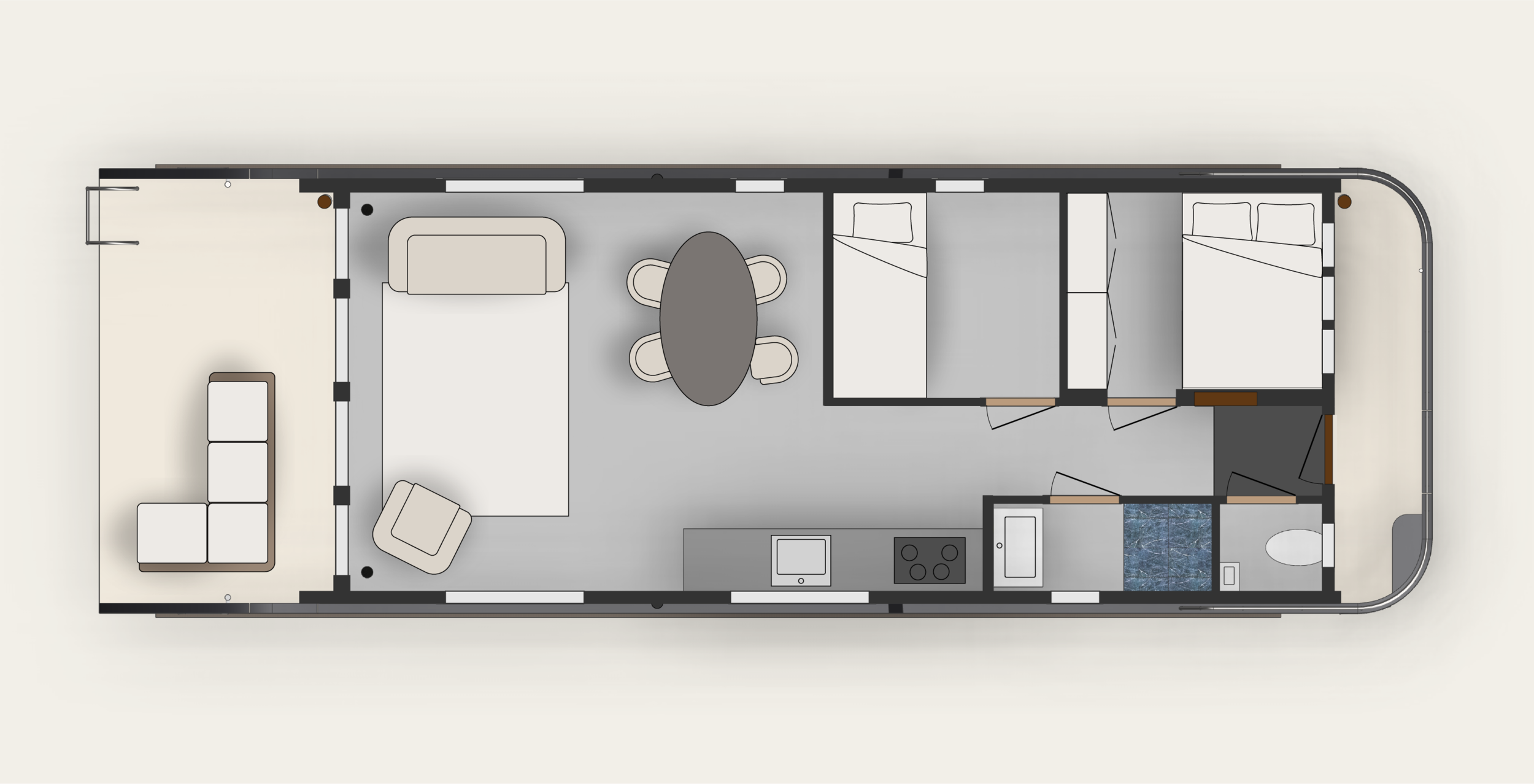 Senso 45 Maritieme Houseboat