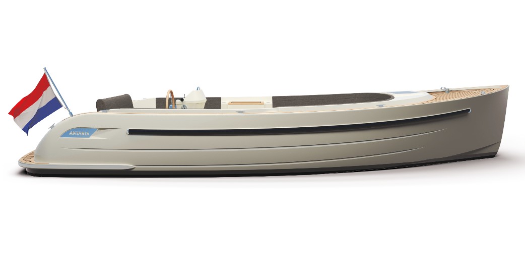 Antaris Seventy5 met Vetus 52 pk in RAL 9002 komt binnen!