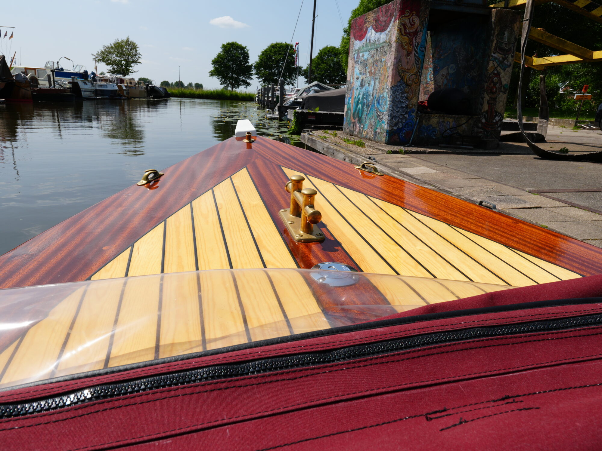 Kapitein Klassieke Mahoniehouten Sloep 6.20