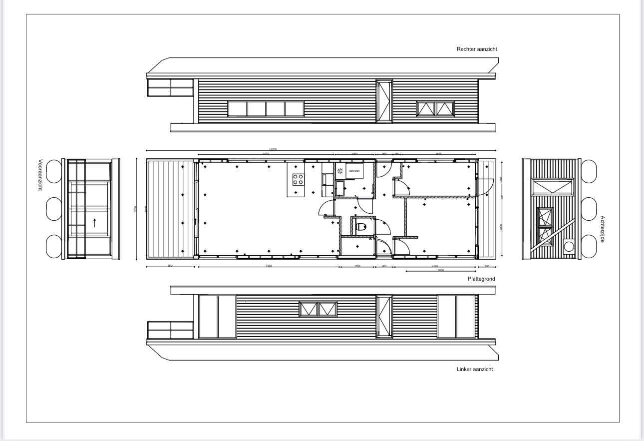 TMB60eco Houseboat Bij Rotterdam Ligplaats